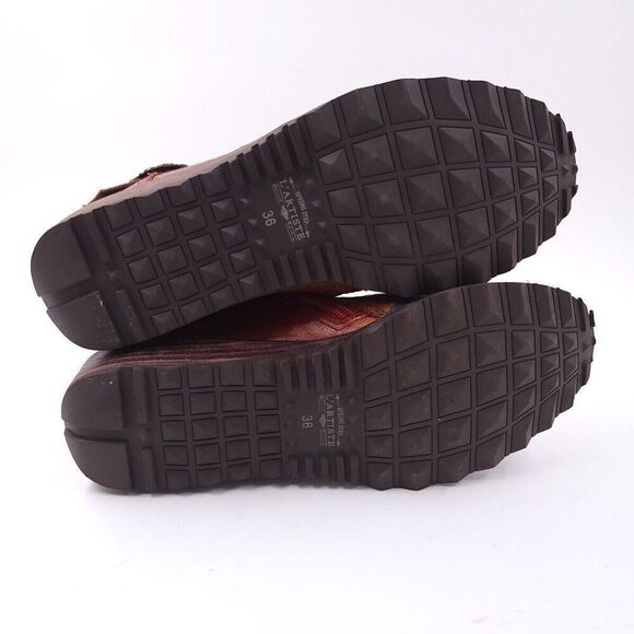 L' Artiste Herietta Spring Step Womens Size 36 Brown Red Bootie - Picture 11 of 14